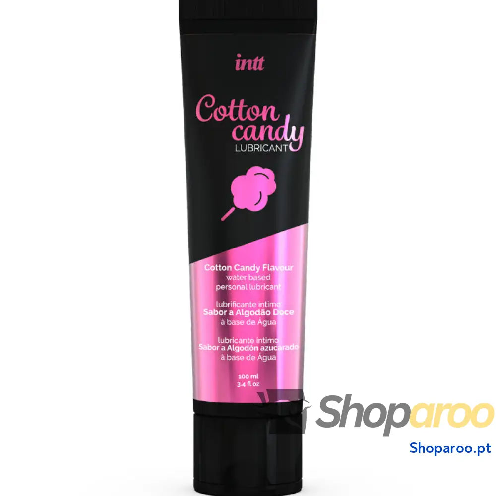 INTT LUBRICANTS LUBRIFICANTE ÍNTIMO À BASE DE ÁGUA DELICIOSO SABOR ALGODÃO DOCE