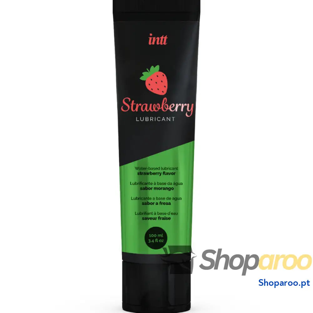 INTT LUBRICANTS LUBRIFICANTE ÍNTIMO À BASE DE ÁGUA SABOR MORANGO