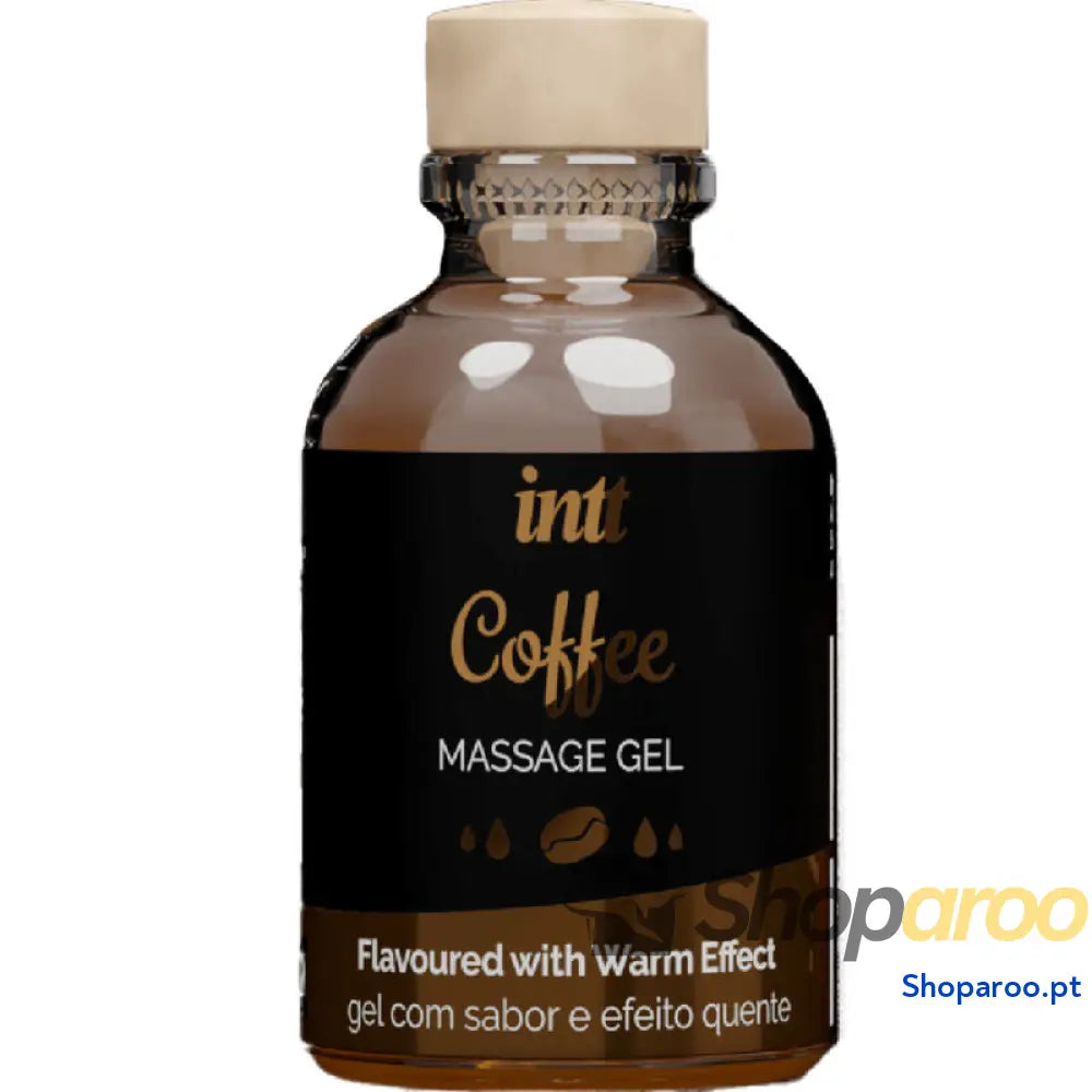 INTT MASSAGE & ORAL SEX - GEL DE MASSAGEM HOT EFFECT SABOR DE CAFÉ