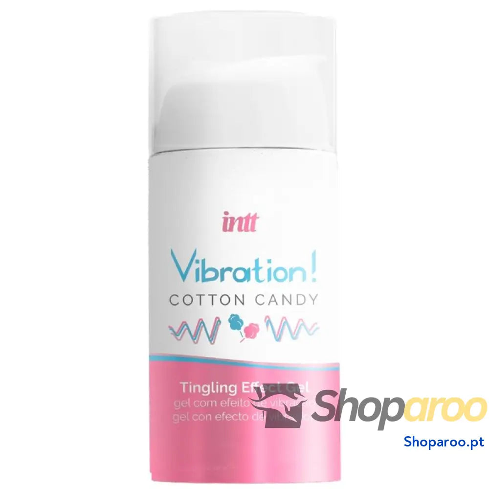 INTT - PODEROSO ESTIMULANTE ÍNTIMO ALGODÃO DOCE GEL VIBRADOR LÍQUIDO 15 ML