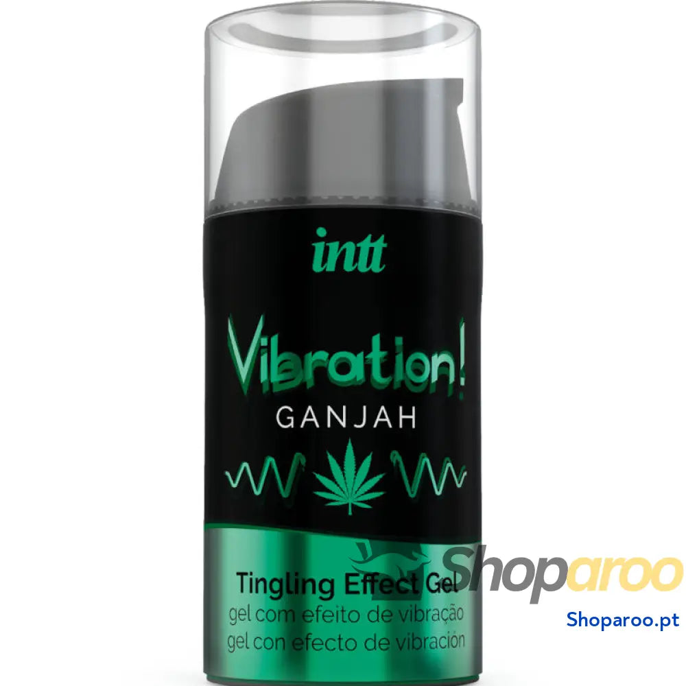 INTT - PODEROSO ESTIMULANTE ÍNTIMO GEL VIBRATÓRIO LÍQUIDO CANNABIS 15ML