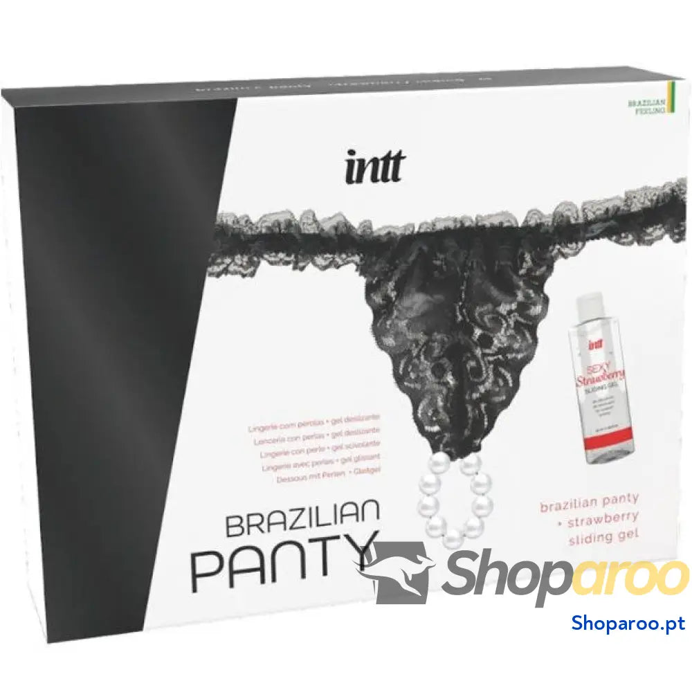 INTT RELEASES CALÇA PRETA BRASILEIRA COM PÉROLAS E GEL LUBRIFICANTE 50 ML