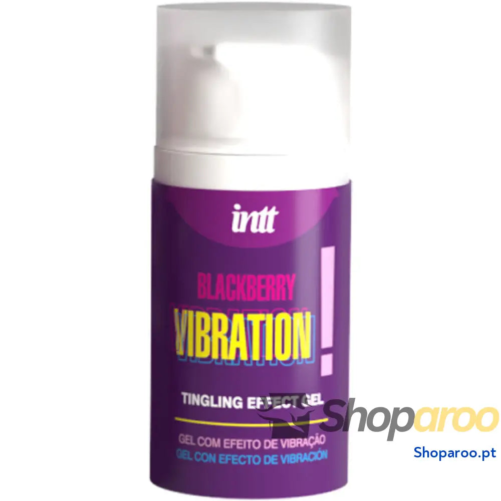 INTT RELEASES GEL VIBRANTE LÍQUIDO SABOR AMORA 15 ML