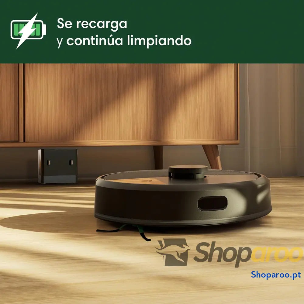 iRobot Roomba 105 Combo aspirador e esfrega Clearview LiDAR mapeamento inteligente 7000 Pa 120 mins 4 fases SmartScrub