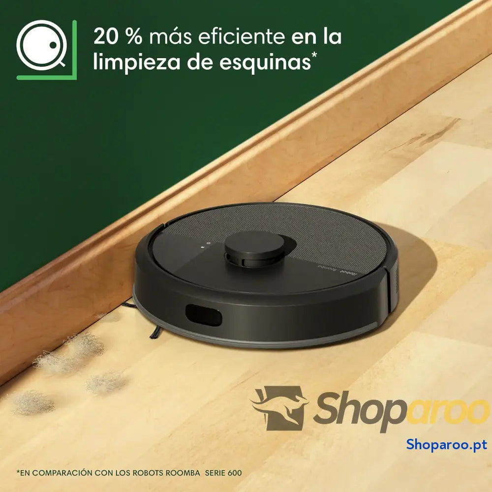 iRobot Roomba 105 Combo aspirador e esfrega Clearview LiDAR mapeamento inteligente 7000 Pa 120 mins 4 fases SmartScrub
