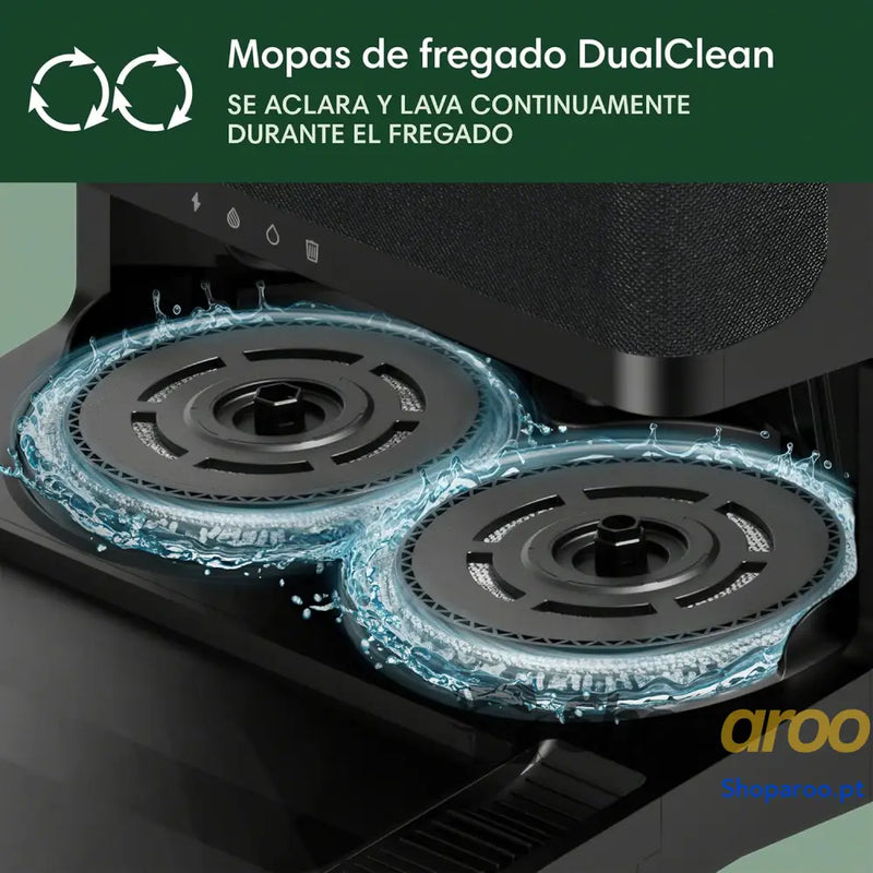 iRobot Roomba Plus 405 Combo com base AutoWash multifuncional e auto limpeza lavagem secagem manchas duplas eleváveis