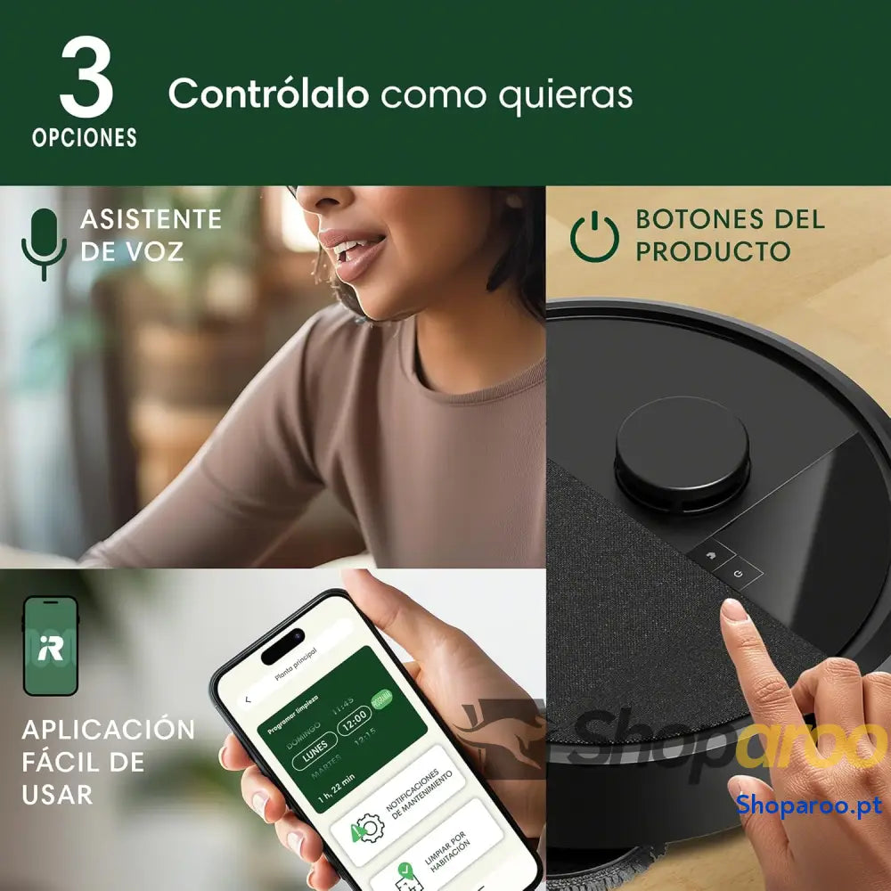 iRobot Roomba Plus 405 Combo com base AutoWash multifuncional e auto limpeza lavagem secagem manchas duplas eleváveis