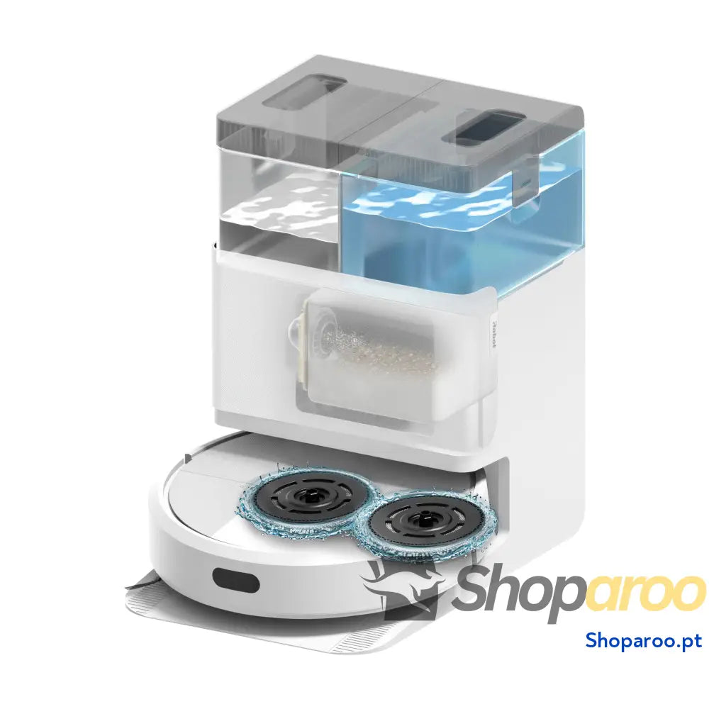 iRobot Roomba Plus 405 Combo com base AutoWash multifuncional e auto limpeza lavagem secagem manchas duplas eleváveis