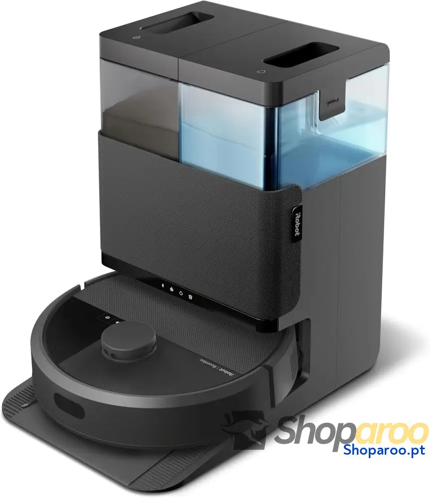 iRobot Roomba Plus 405 Combo com base AutoWash multifuncional e auto limpeza lavagem secagem manchas duplas eleváveis