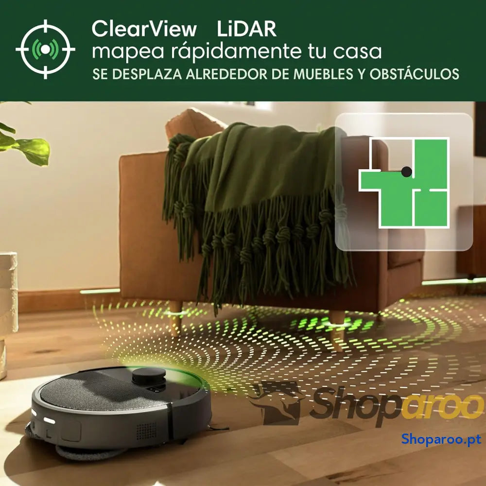 iRobot Roomba Plus 405 Combo com base AutoWash multifuncional e auto limpeza lavagem secagem manchas duplas eleváveis