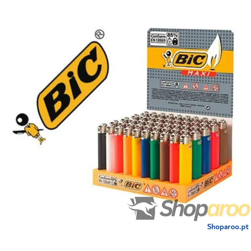 Isqueiro Bic Multicolor 50 Peças Unidades
