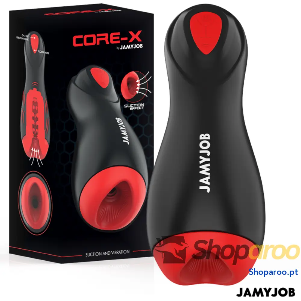 JAMYJOB - MASTURBADOR AUTOMÁTICO CORE-X 5 MODOS ESTIMULANDO ONDAS E VIBRAÇÃO