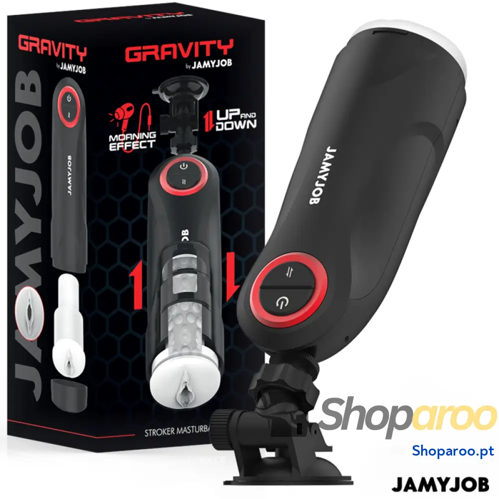 JAMYJOB - MASTURBADOR AUTOMÁTICO DE VAGINA POR GRAVIDADE 5 MODOS DE SUCÇÃO