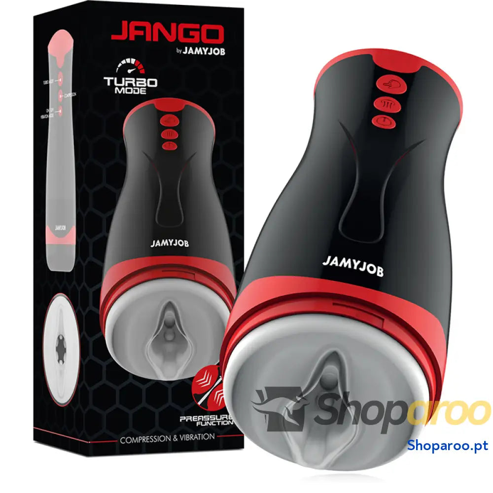 JAMYJOB - MASTURBADOR DE COMPRESSO E VIBRAO JANGO