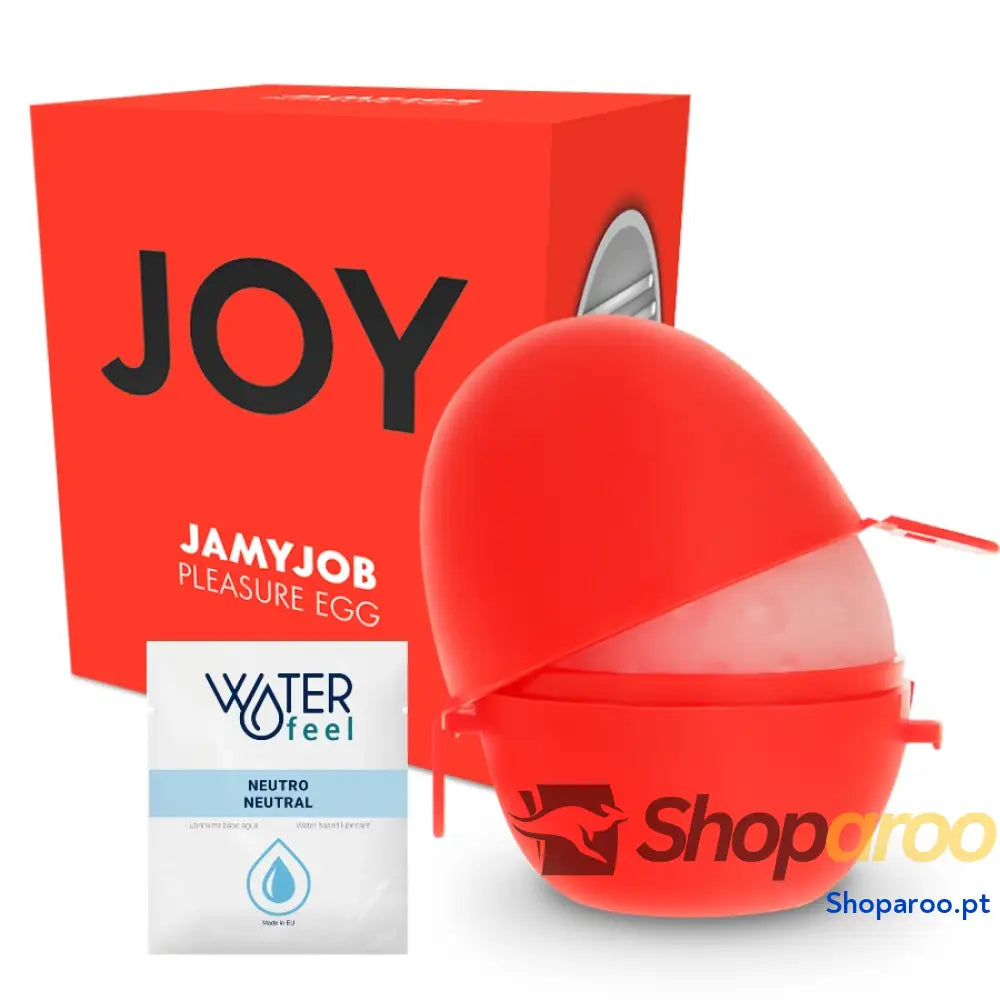 JAMYJOB -MASTURBADOR DE OVO VERSO VERMELHA DISCRETT