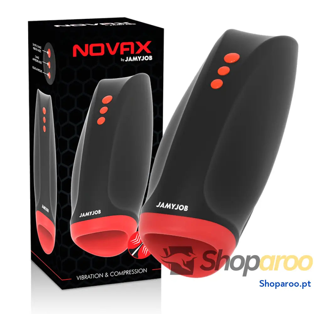 JAMYJOB - MASTURBADOR NOVAX COM VIBRAO E COMPRESSO