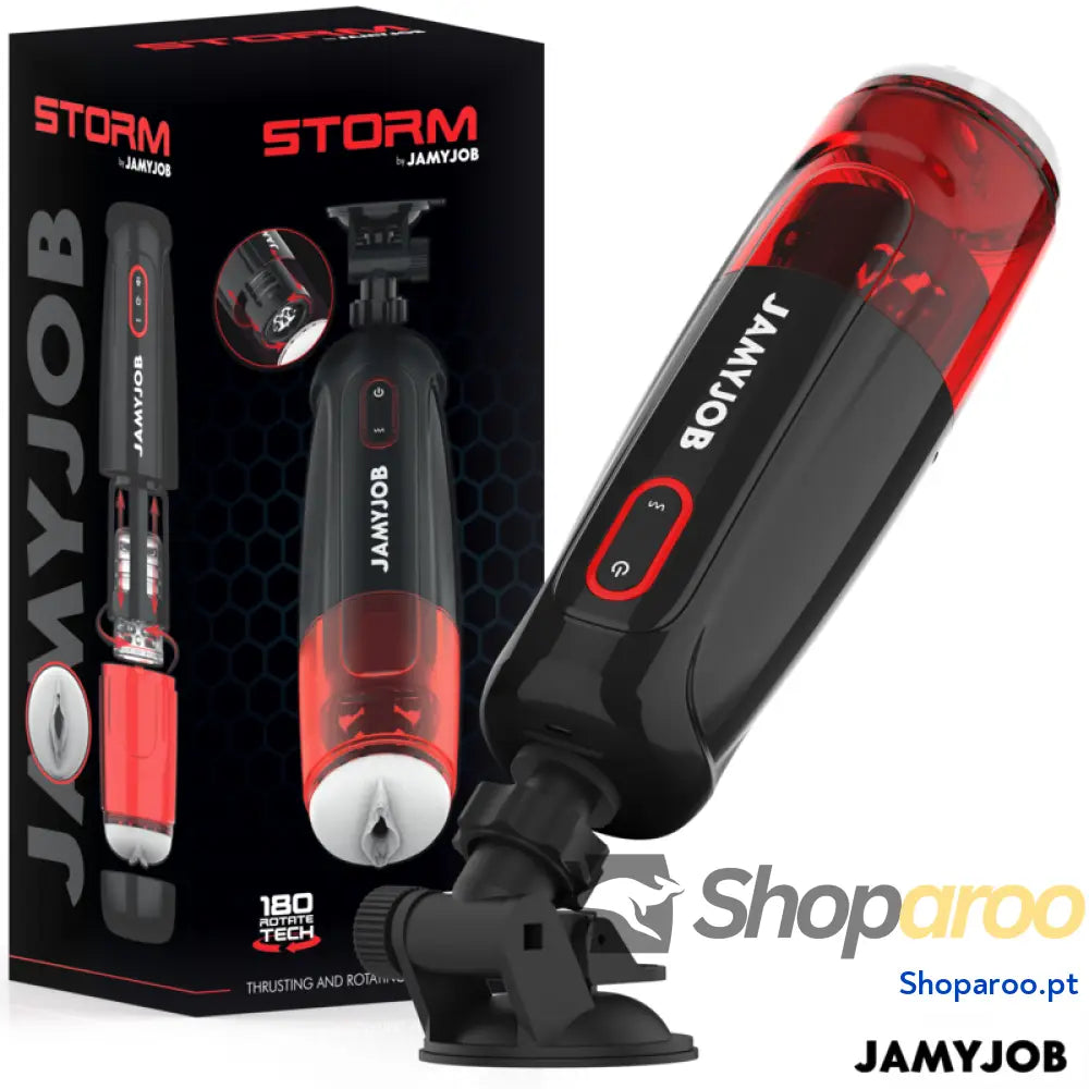 JAMYJOB - STORM MASTURBADOR AUTOMÁTICO DE VAGINA 10 MODOS DE ROTAÇÃO E IMPULSO
