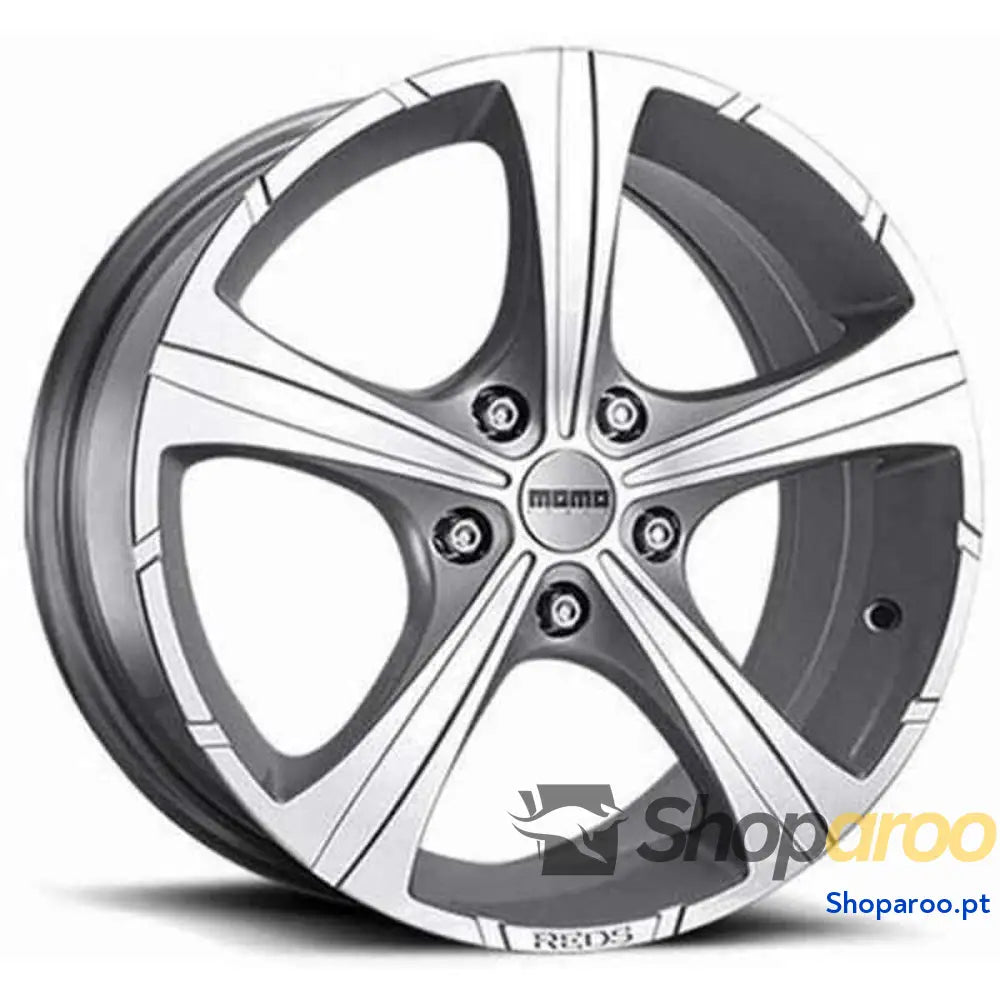 Jante de Carro MOMO Black Knight Silver ET40
