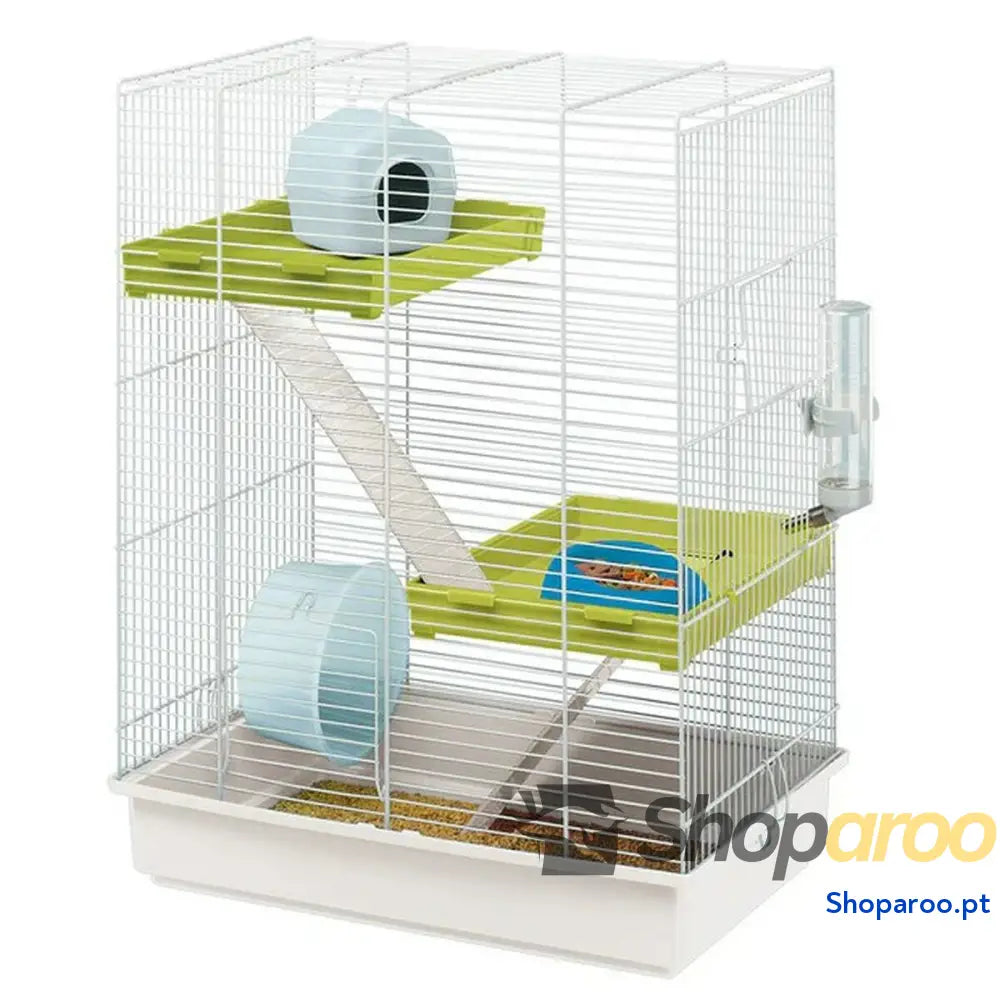 Jaula Ferplast Hamster Tris Metal Plástico