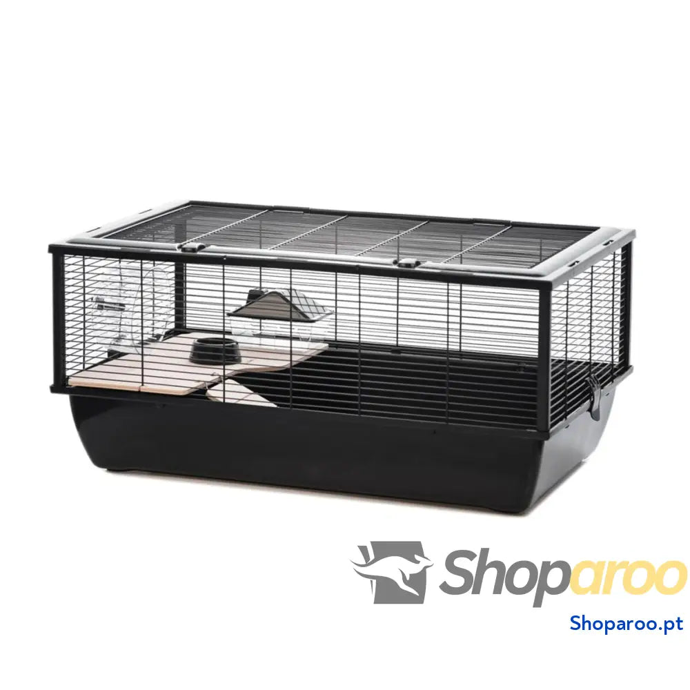 Jaula INTER-ZOO G306ACTB Madeira Metal Plástico 48 x 48 x 36 cm