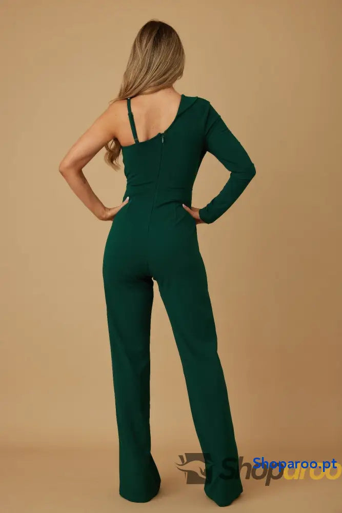 Jewel One Strap Shoulder Jumpsuit