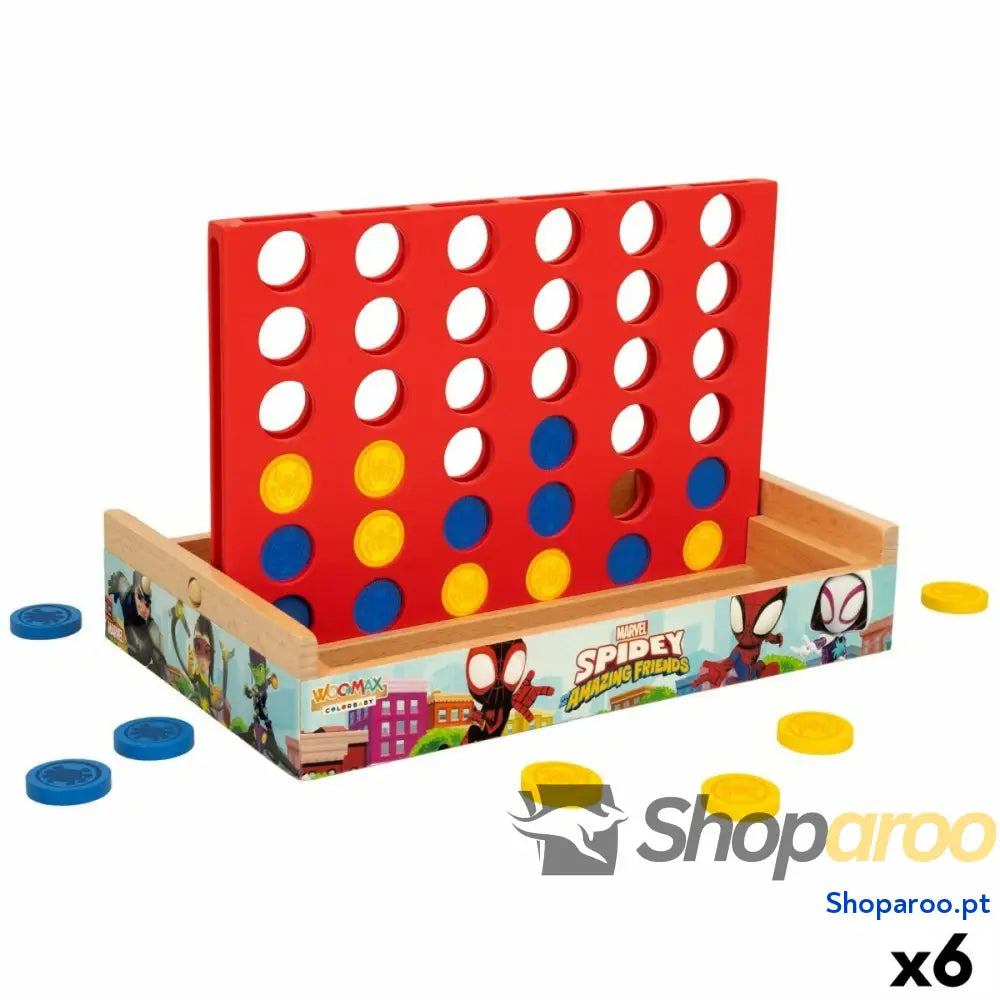 4 em Linha Spidey 24 x 16 x 15 cm (6 Unidades)