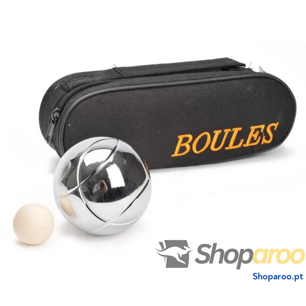 Jogo da Petanca Dimatel Bolsa de transporte Metal 5 Peças (8 x 23 6,5 cm)