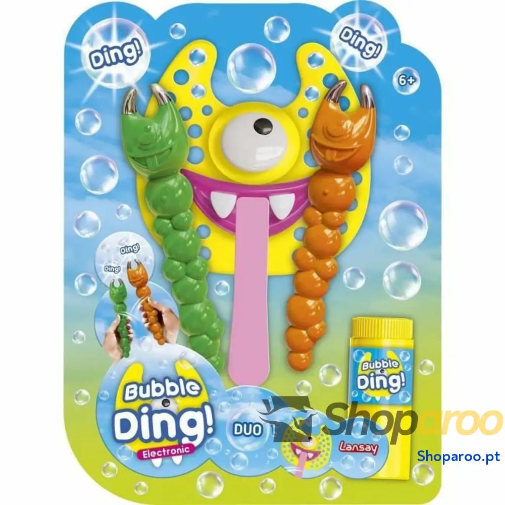 Jogo de Bolas Sabão Lansay Bubble Ding Duo Electronic