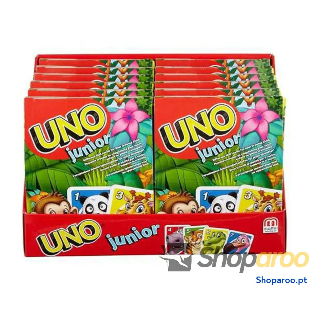 Jogo de Cartas Mattel UNO Junior animais
