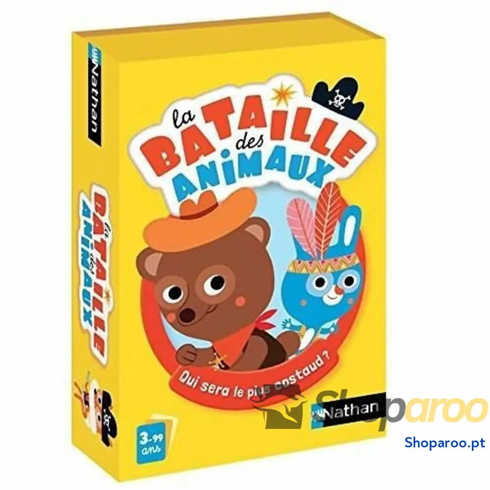 Jogo de Cartas Nathan La Batille des animaux