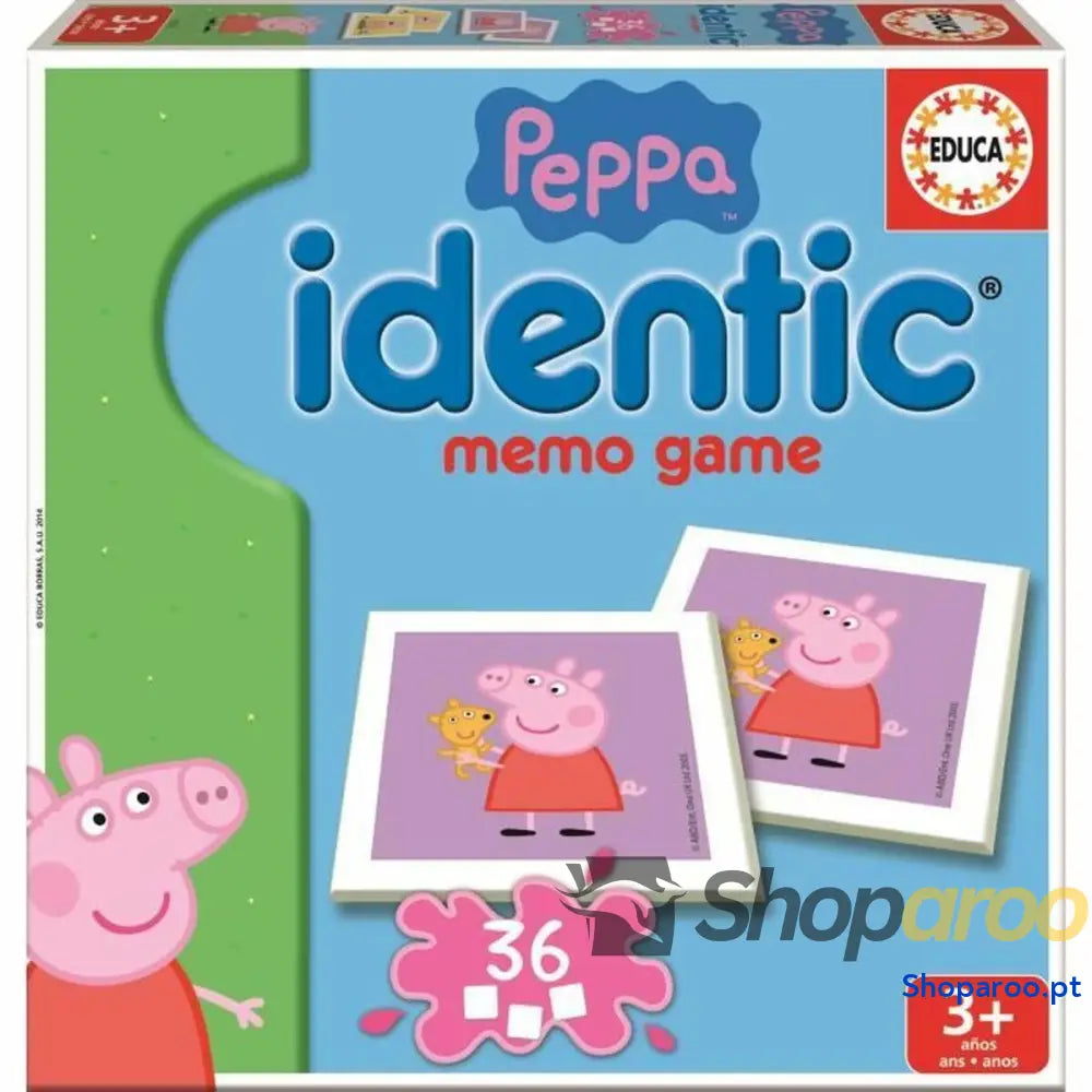 Jogo de Cartas Peppa Pig Identic Memo Game Educa 16227