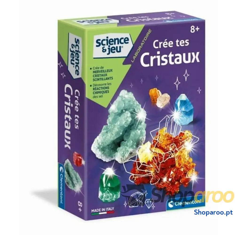 Jogo de Ciência Clementoni Creates Crystals Fluorescente