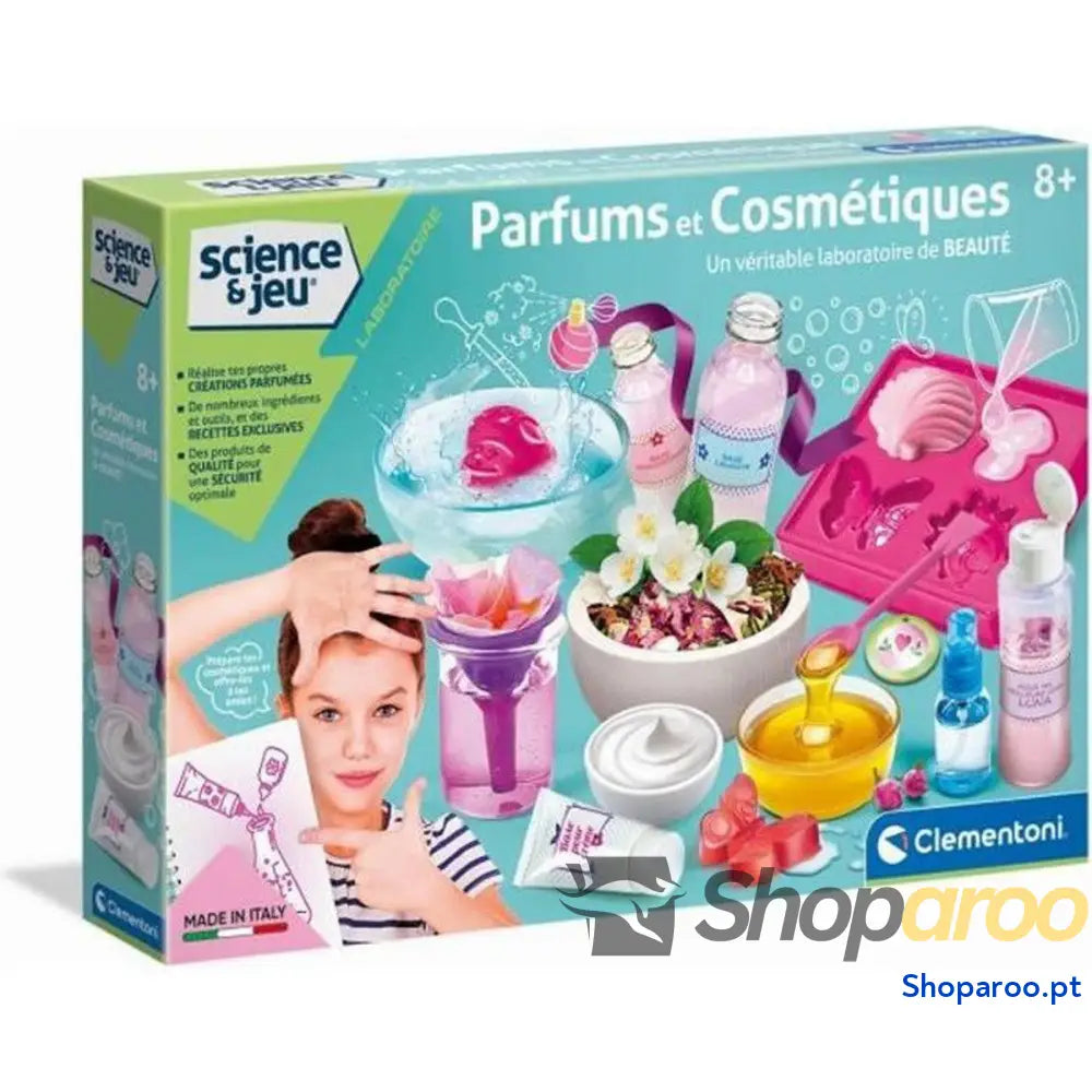 Jogo de Ciência Clementoni Francês Perfume Cosméticos 52567