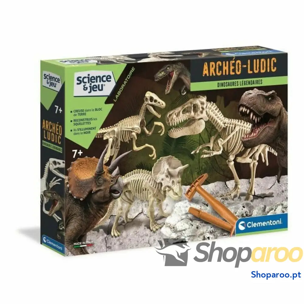 Jogo de Ciência Clementoni Legendary dinosaurs