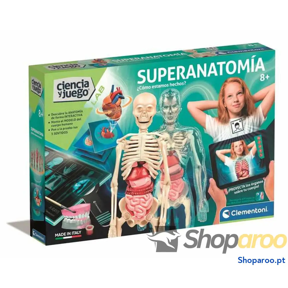Jogo de Ciência Clementoni Superanatomía (ES)