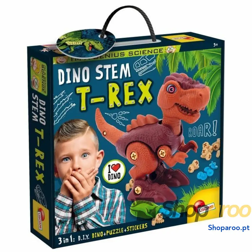 Jogo de Ciência Lisciani Giochi Dino Stem T- Rex