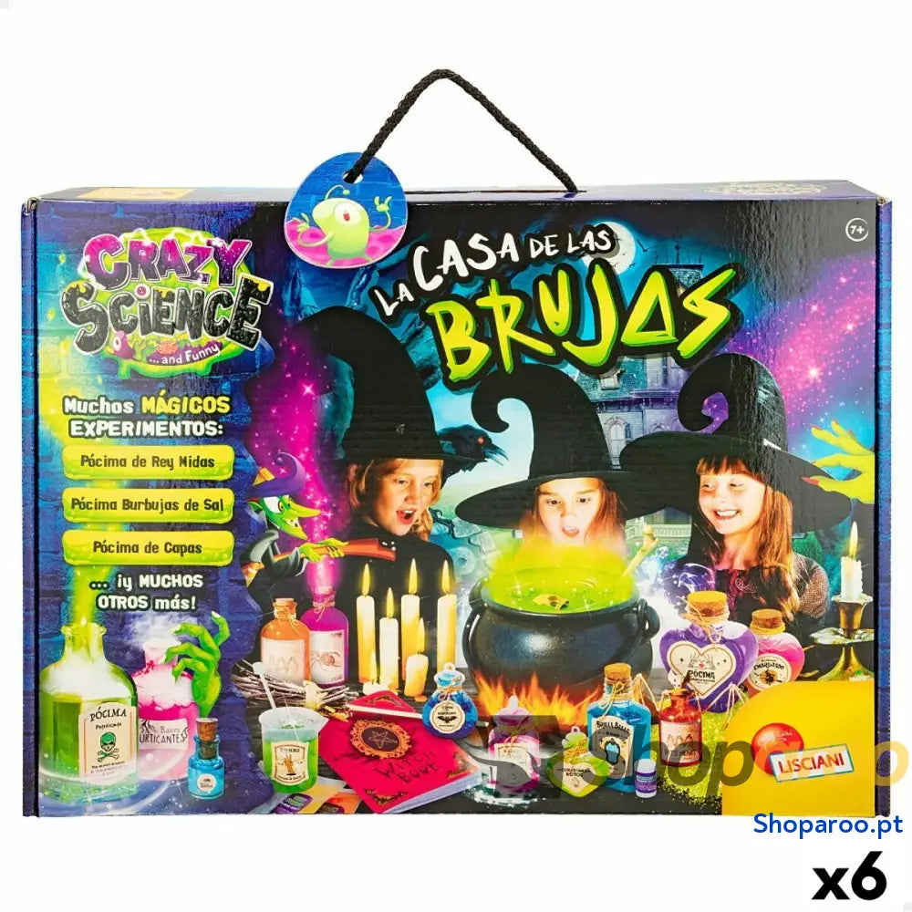 Jogo de Ciência Lisciani Giochi La casa de las brujas ES (6 Unidades)