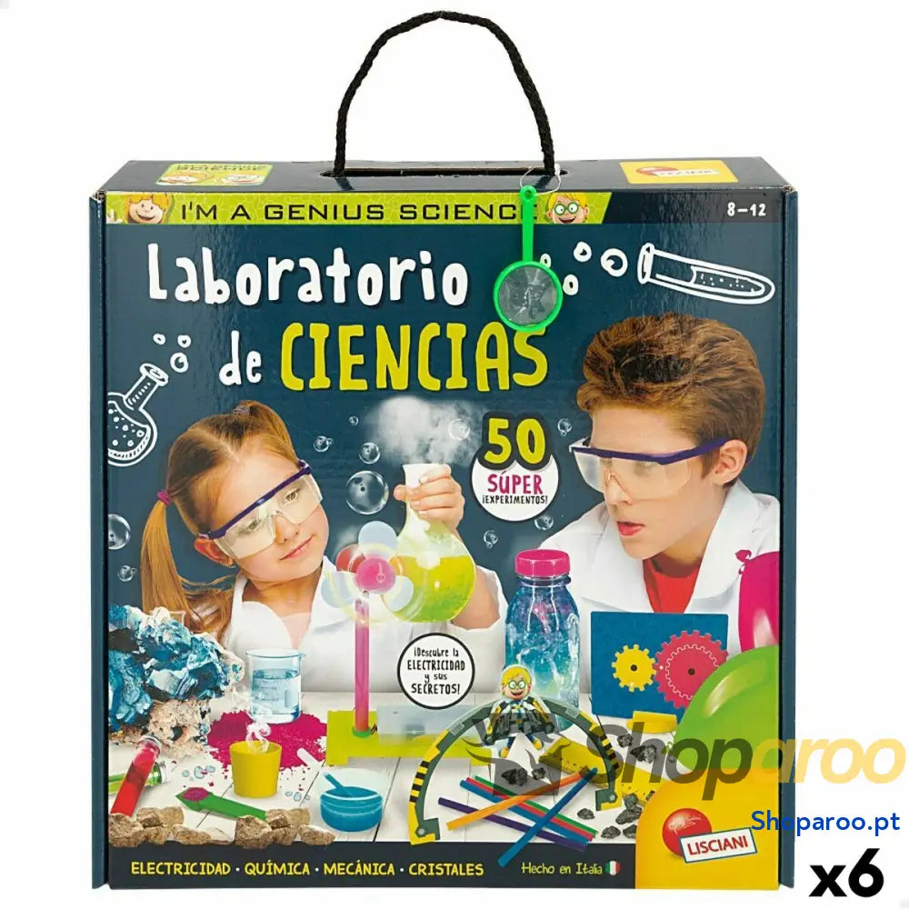 Jogo de Ciência Lisciani Giochi Laboratorio ES (6 Unidades)