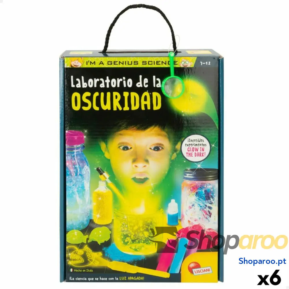 Jogo de Ciência Lisciani Giochi Laboratorio de la oscuridad ES (6 Unidades)