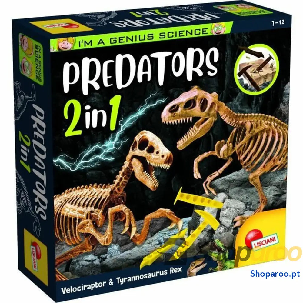 Jogo de Ciência Lisciani Giochi Predators 2 in 1 (FR)