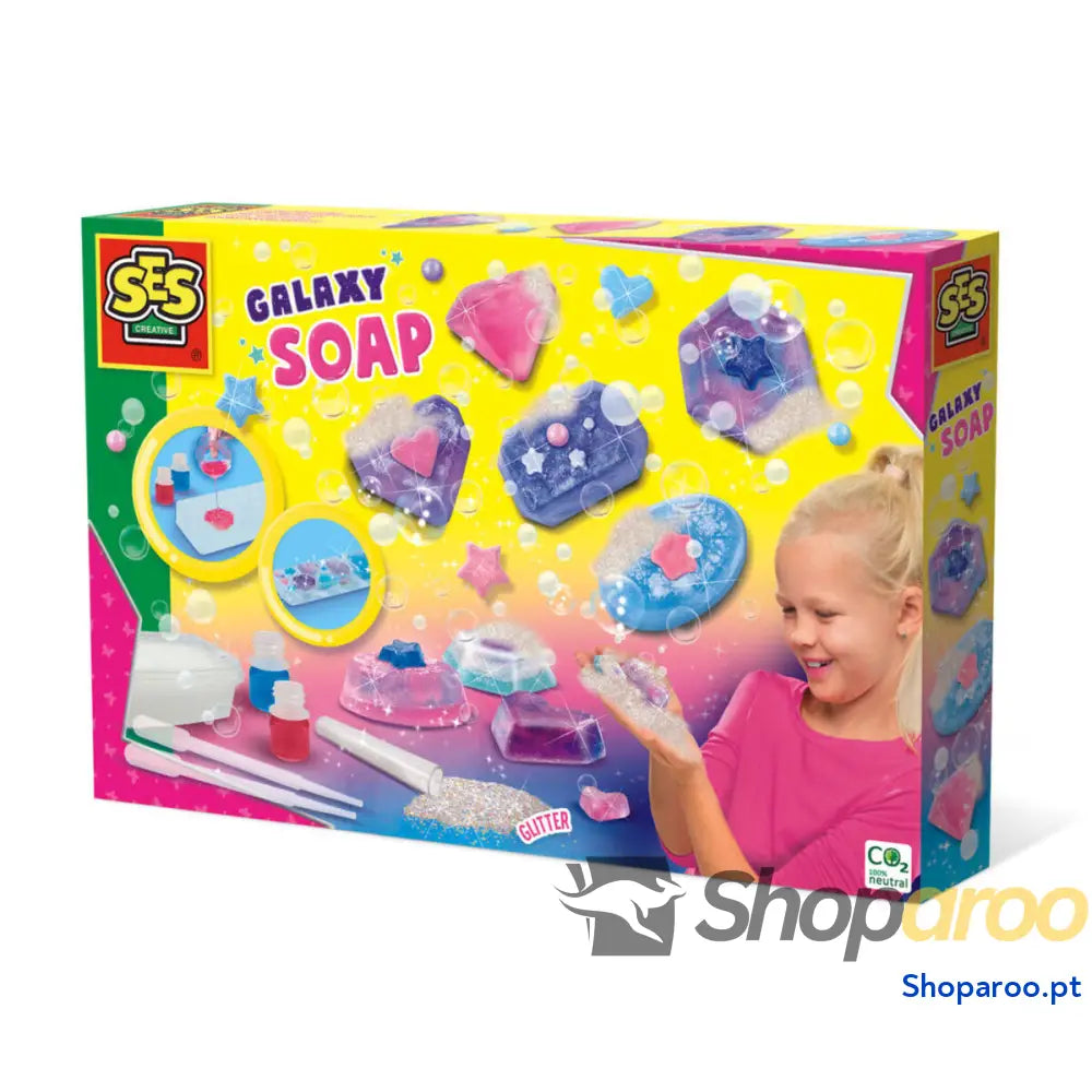 Jogo de Ciência SES Creative Galaxy Soap Conjunto de fabrico de sabão