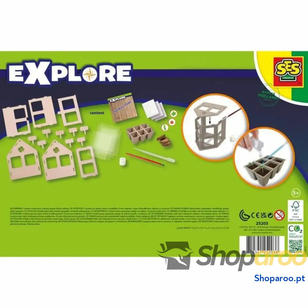 Jogo de Ciência SES Creative Vegetable greenhouse