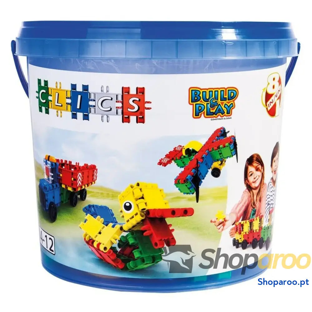 Jogo de Construção Clics CB198 Multicolor 122 Peças