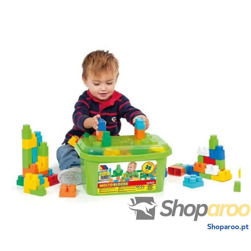 Jogo de Construção com Blocos Moltó (35 pcs)