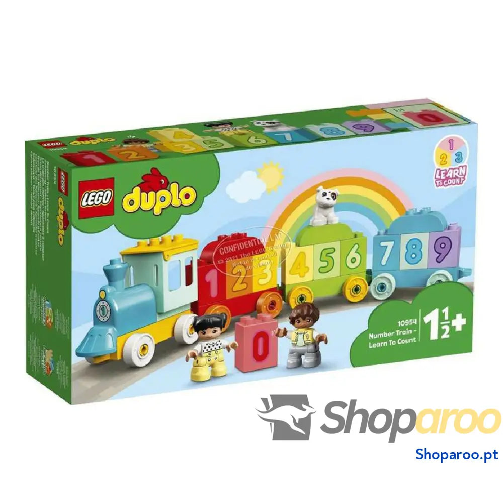 Jogo de Construção Duplo Number Train Lego 10954 Multicolor 23 Peças (23 pcs)