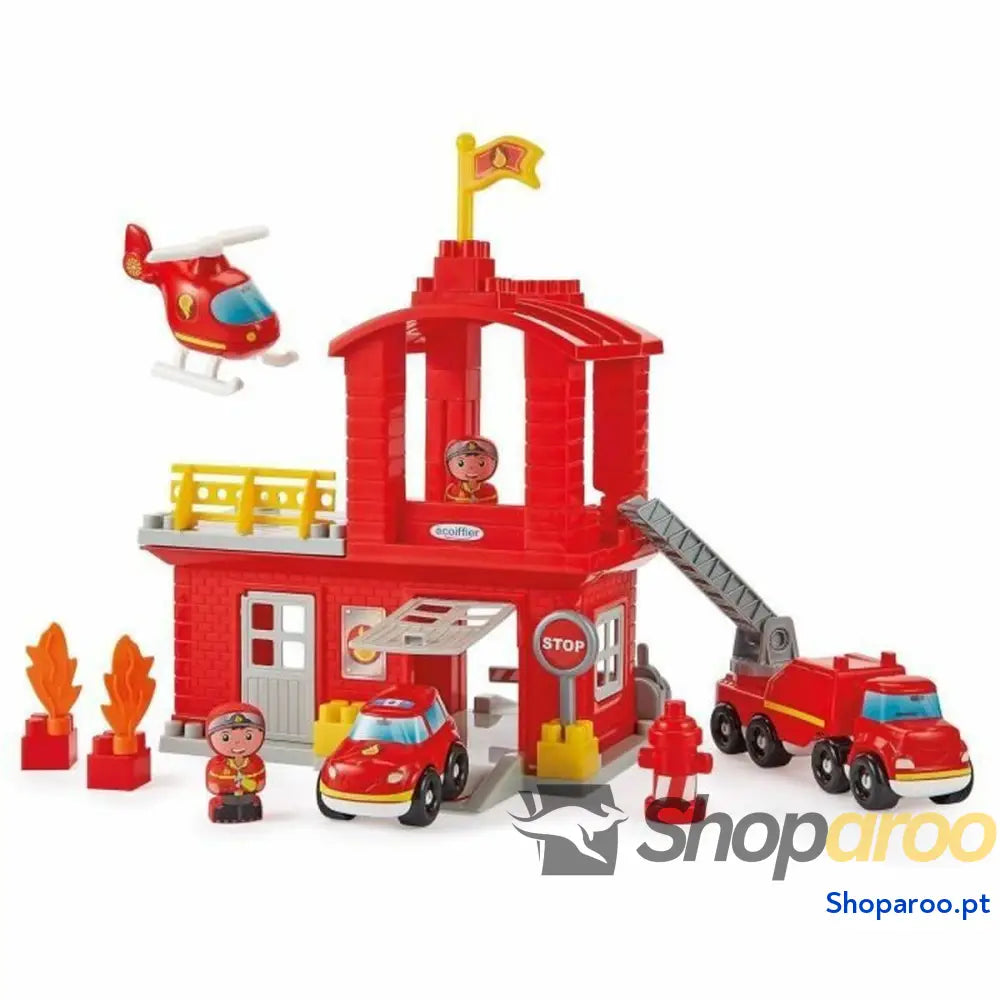 Jogo de Construção Ecoiffier Fire Station