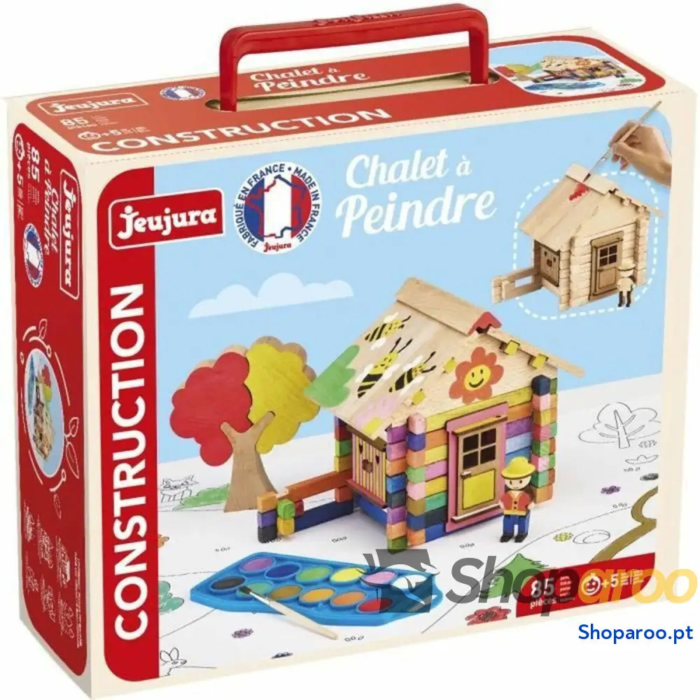 Jogo de Construção Jeujura Chalet to Paint