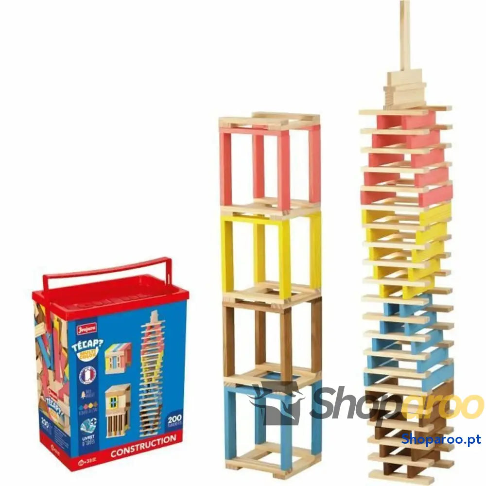 Jogo de Construção Jeujura Técap Multicolor