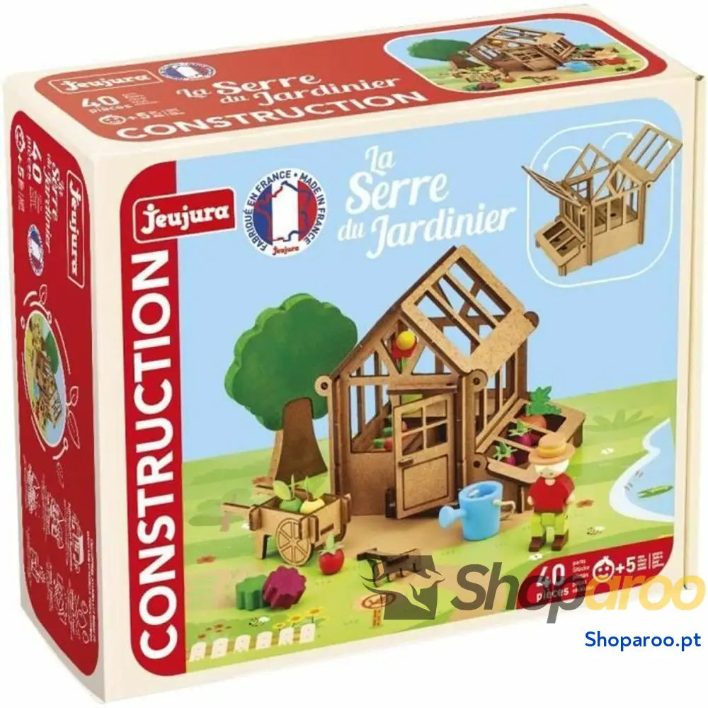 Jogo de Construção Jeujura The Gardener's Greenhouse