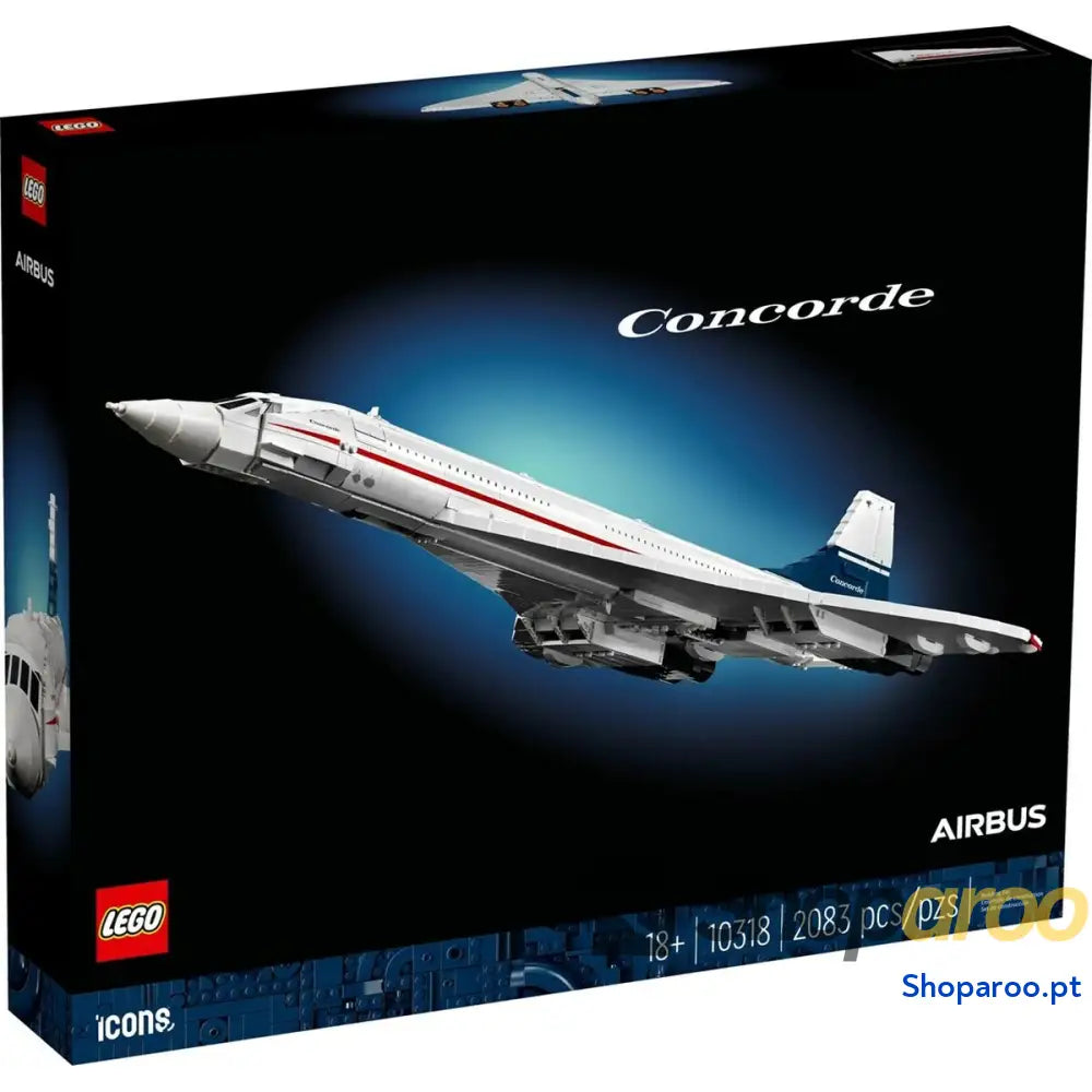 Jogo de Construção Lego 10318 Concorde Branco 2083 Peças